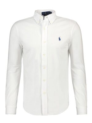 RALPH LAUREN Stretch overhemd wit