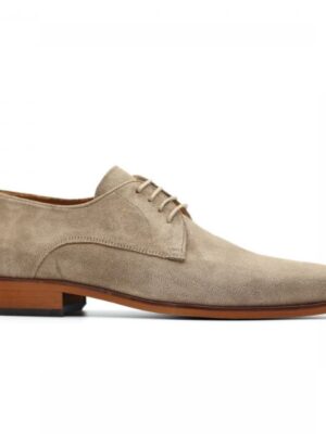 MELIK Bruine suede schoen