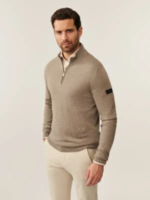 CAVALLARO Merino trui met ritsje