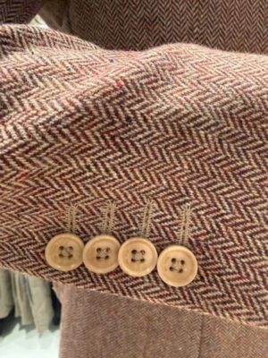 PAL ZILERI Colbert met visgraat