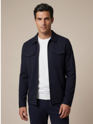 CAVALLARO Blauw overshirt