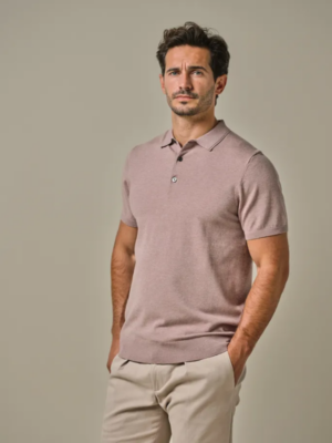 PROFUOMO Oud roze polo