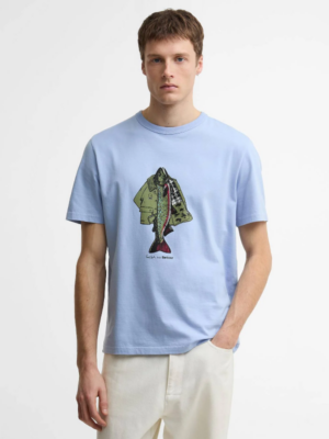 Barbour Blauw t-shirt