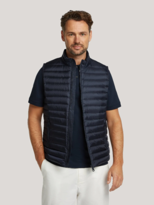RESET Blauwe bodywarmer